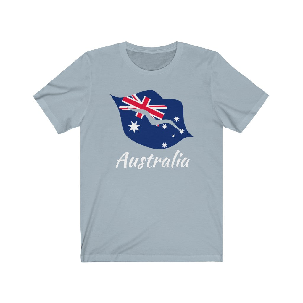 Australia Lips Flag Premium Tee 2 - Unisex