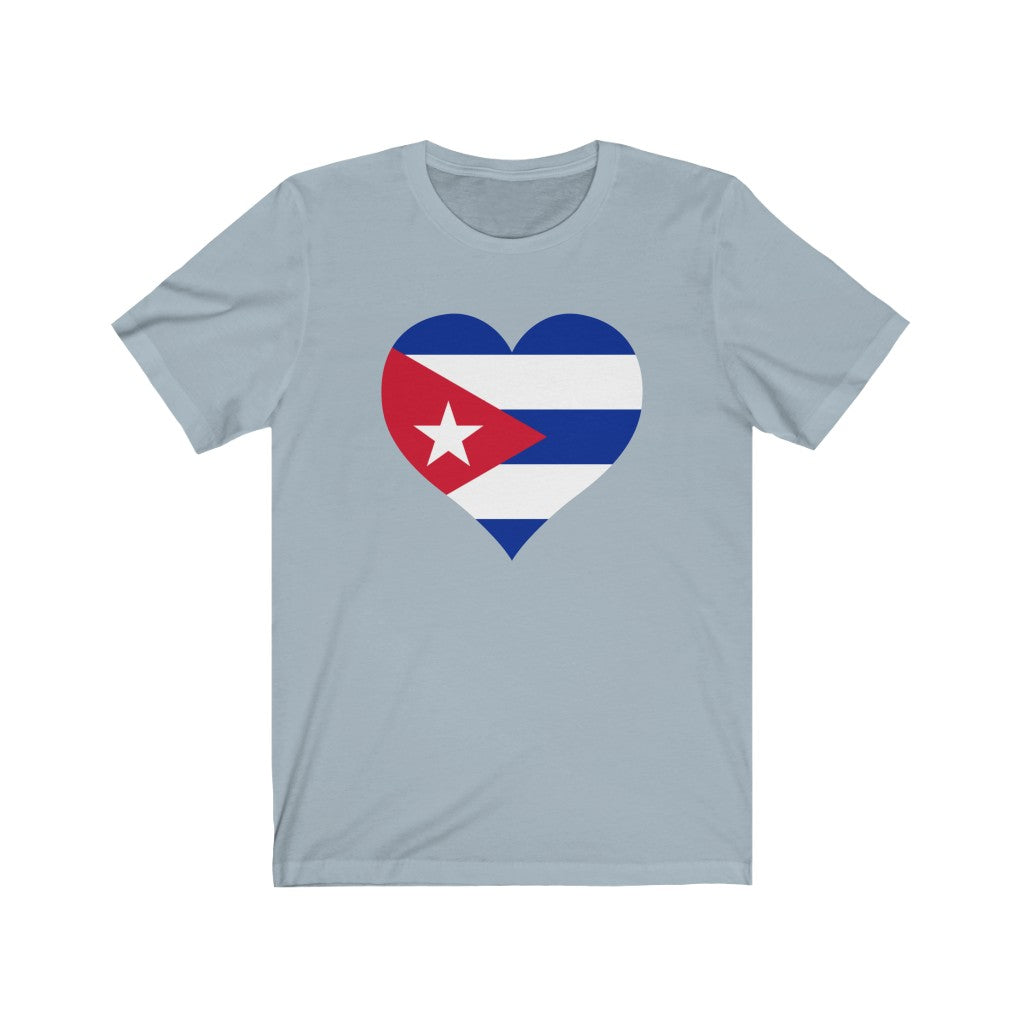 Cuba Heart Flag Premium Tee - Unisex