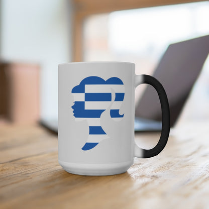 Greece Girl Color Changing Mug