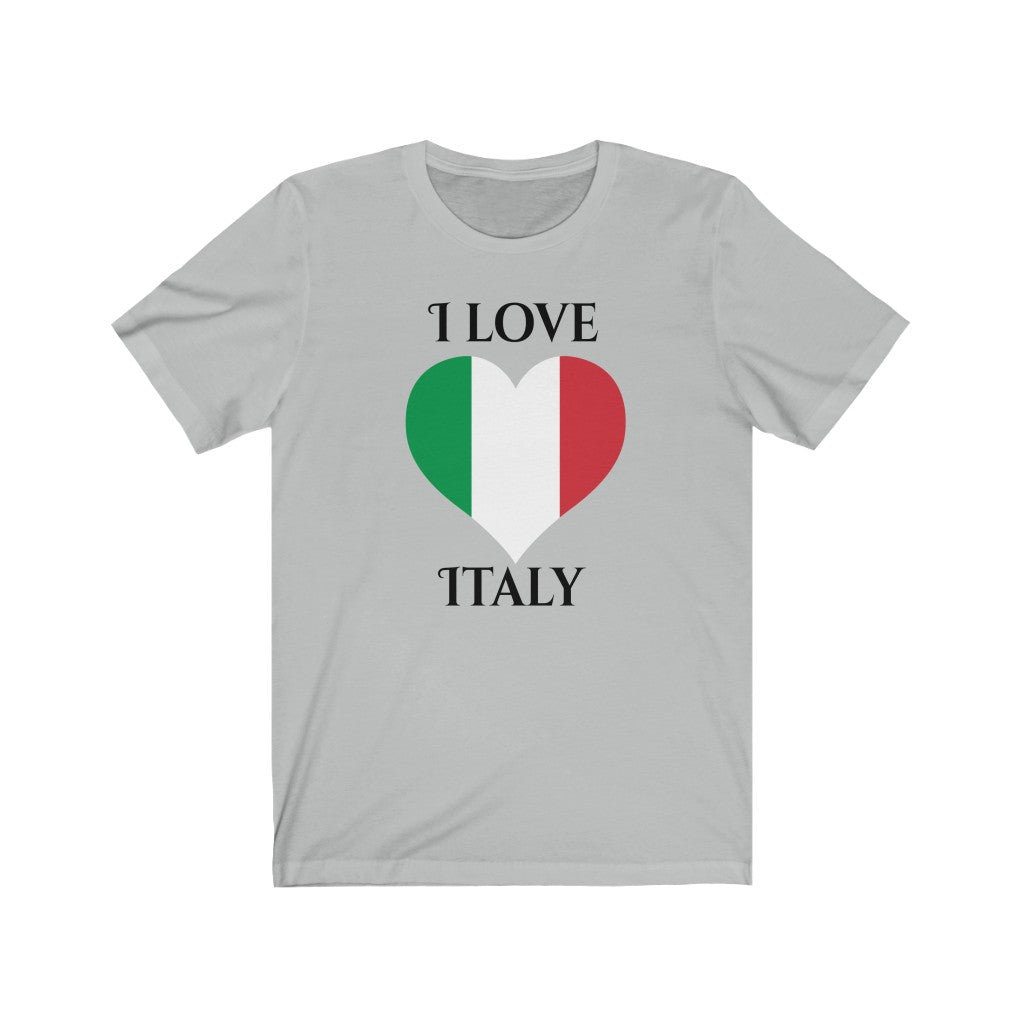 Italy Heart Flag Premium Tee 1 - Unisex