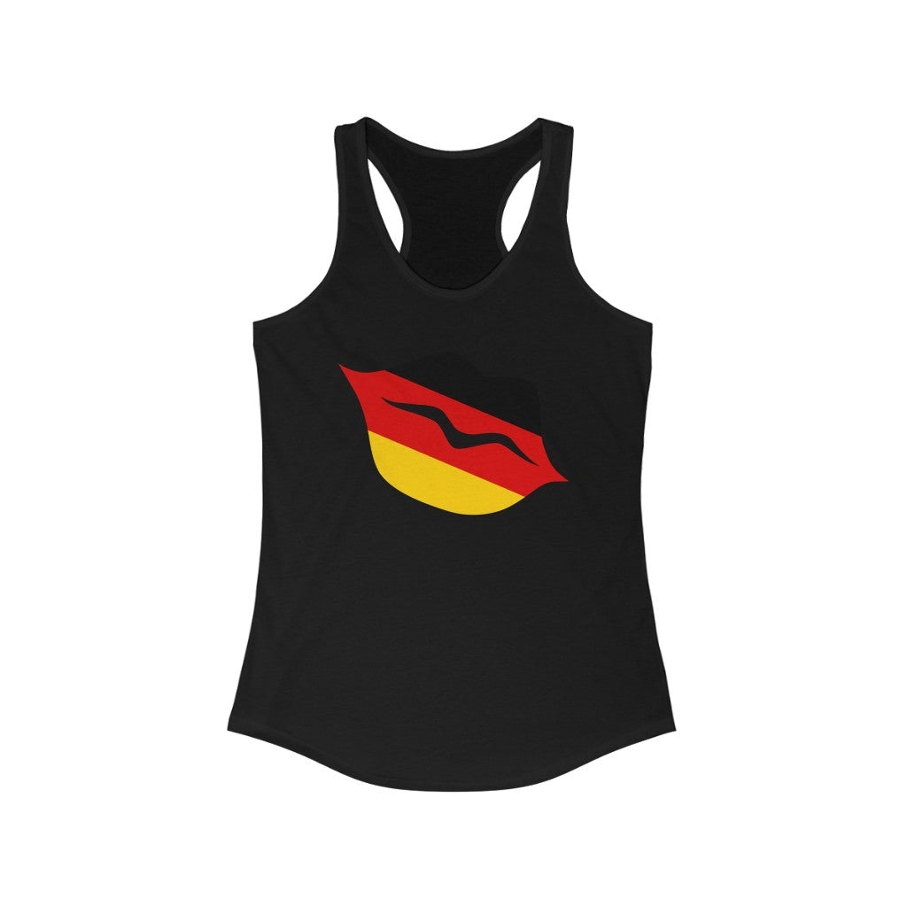 Germany Lips Flag Tank - Women