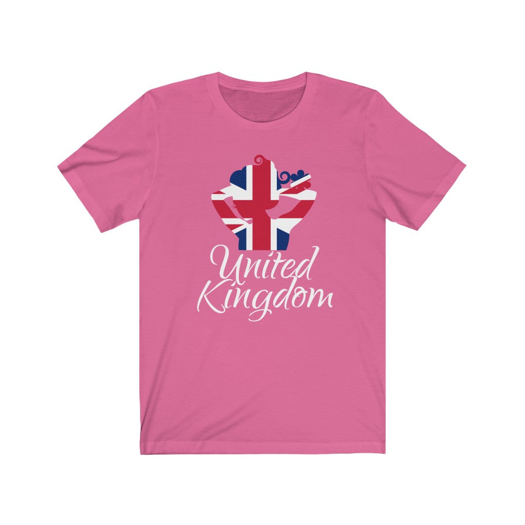 United Kingdom Lady Flag Premium Tee 2 - Unisex