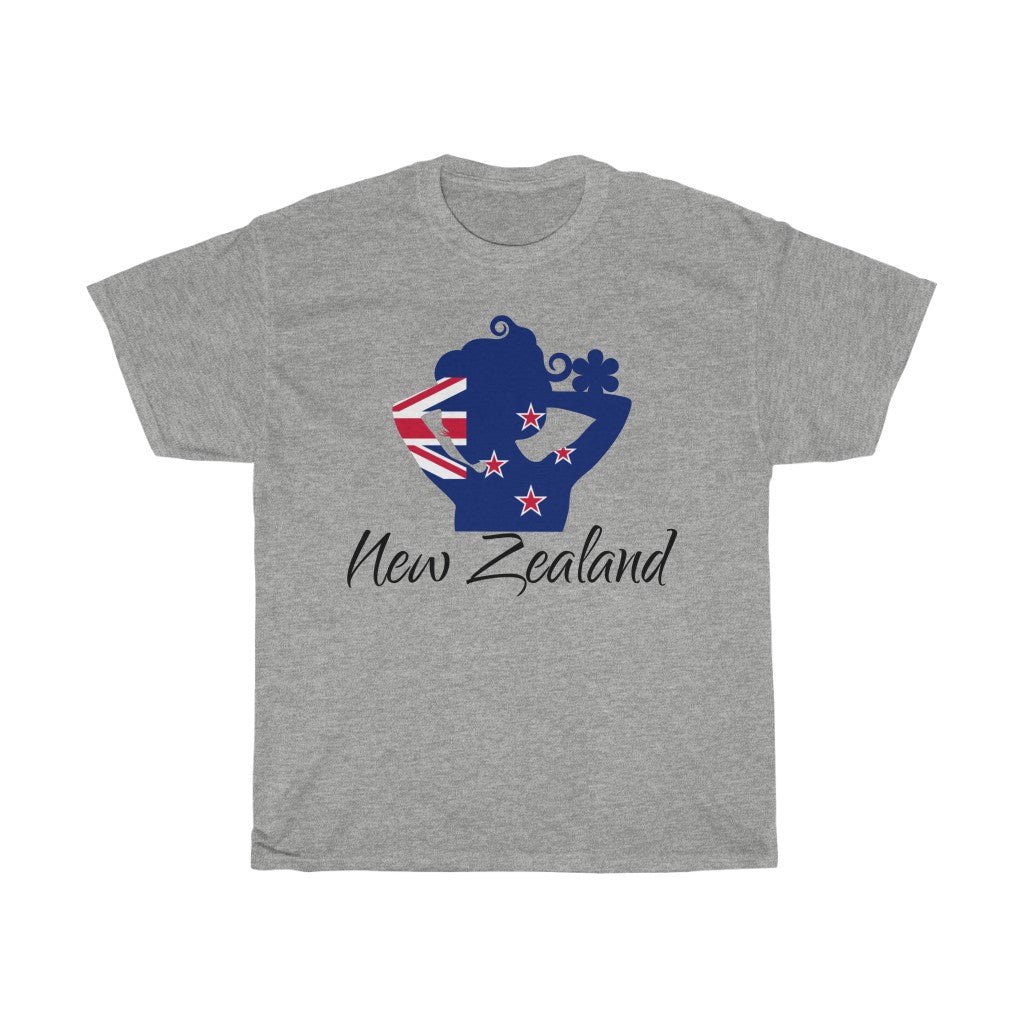 New Zealand Lady Flag Standard Tee 1 - Unisex