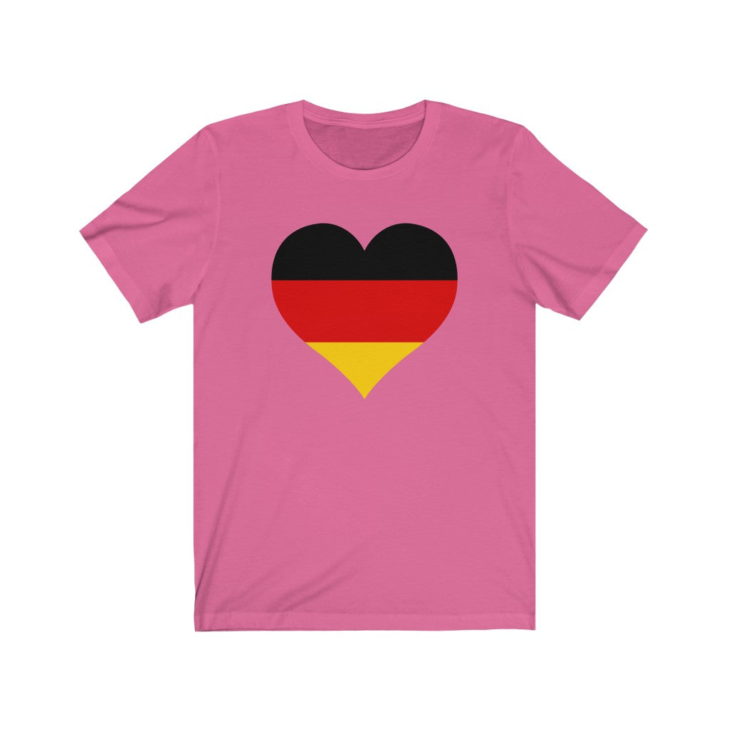 Germany Heart Flag Premium Tee - Unisex