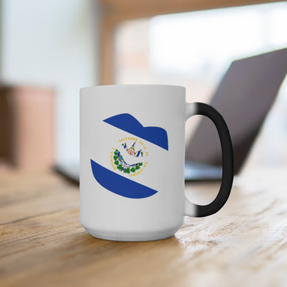 El Salvador Lips Color Changing Mug