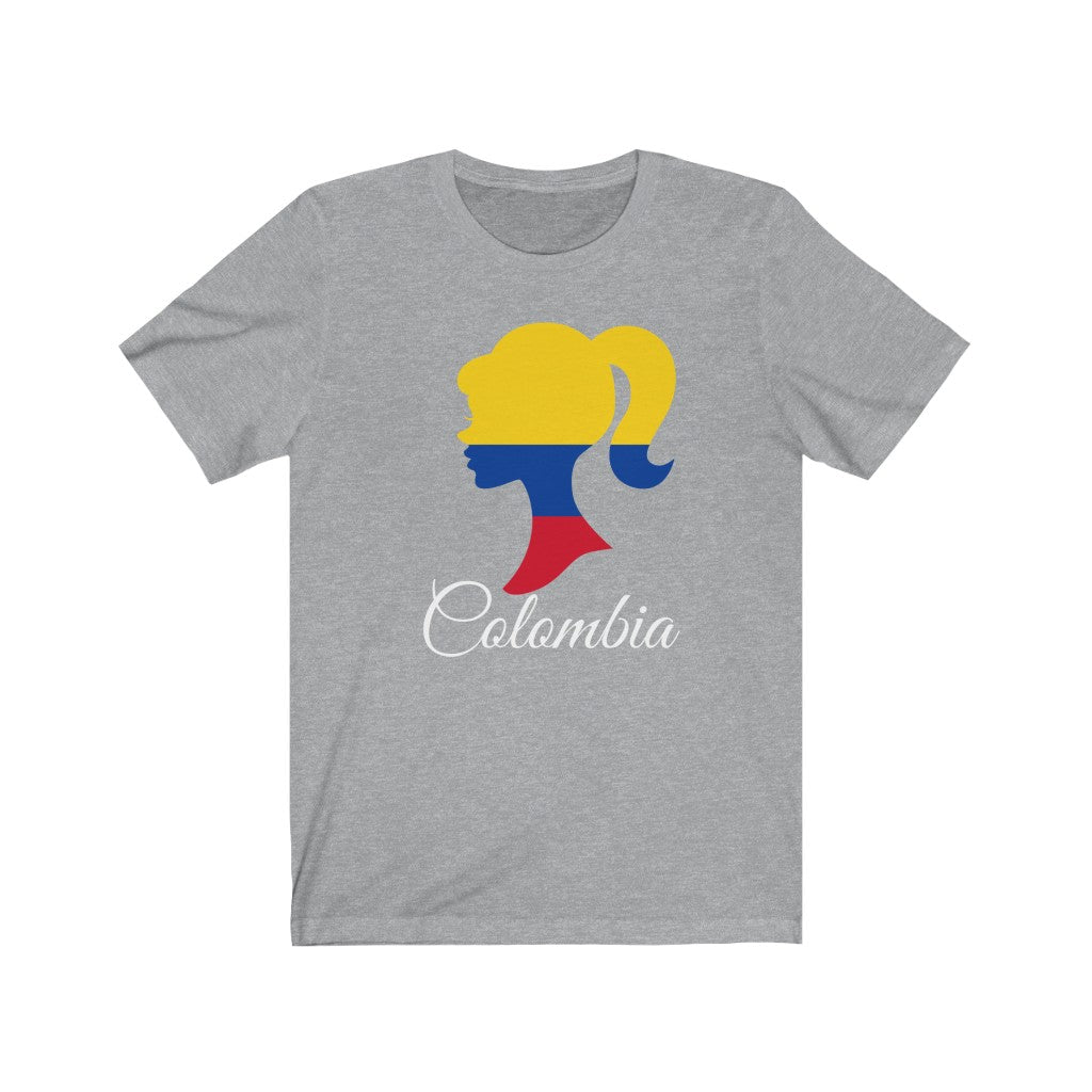 Colombia Girl Flag Premium Tee 2 - Unisex