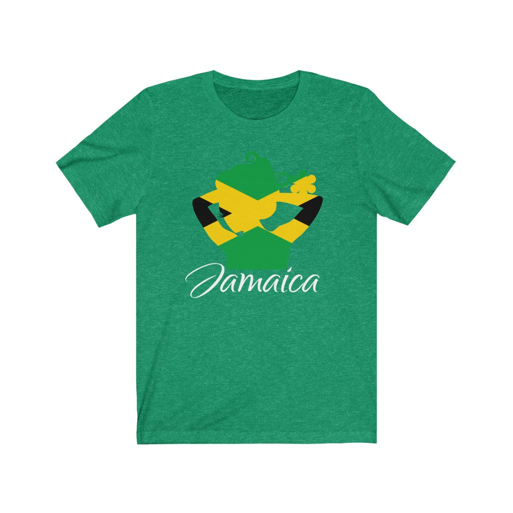 Jamaica Lady Flag Premium Tee 2 - Unisex