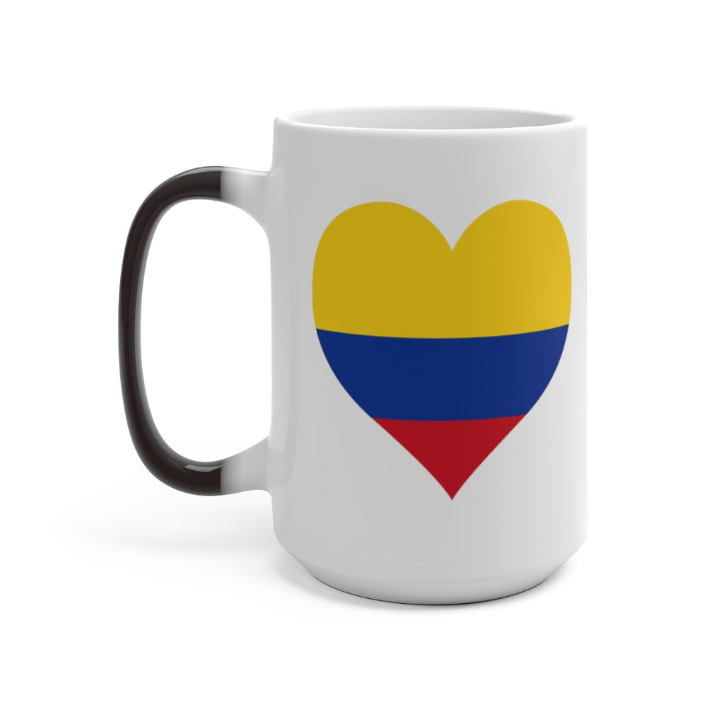 Colombia Heart Color Changing Mug