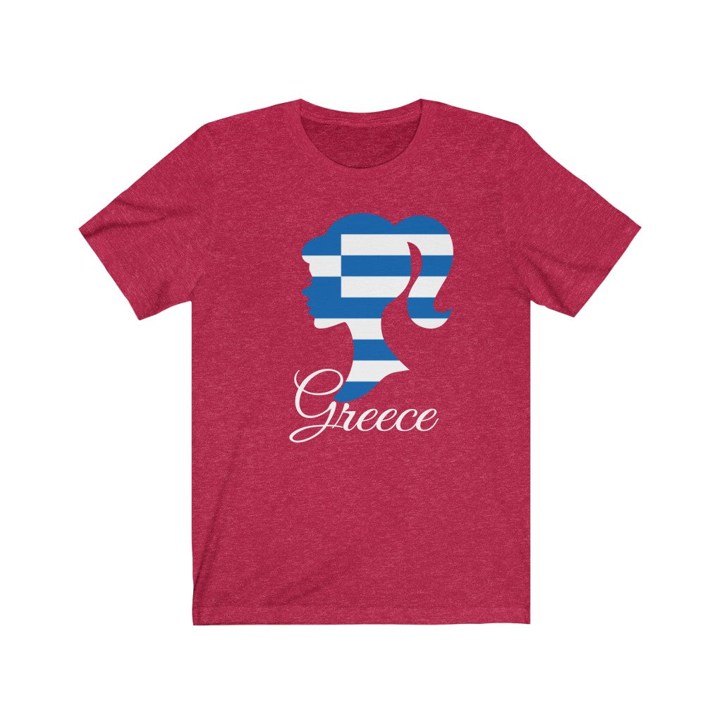 Greece Girl Flag Premium Tee 2 - Unisex