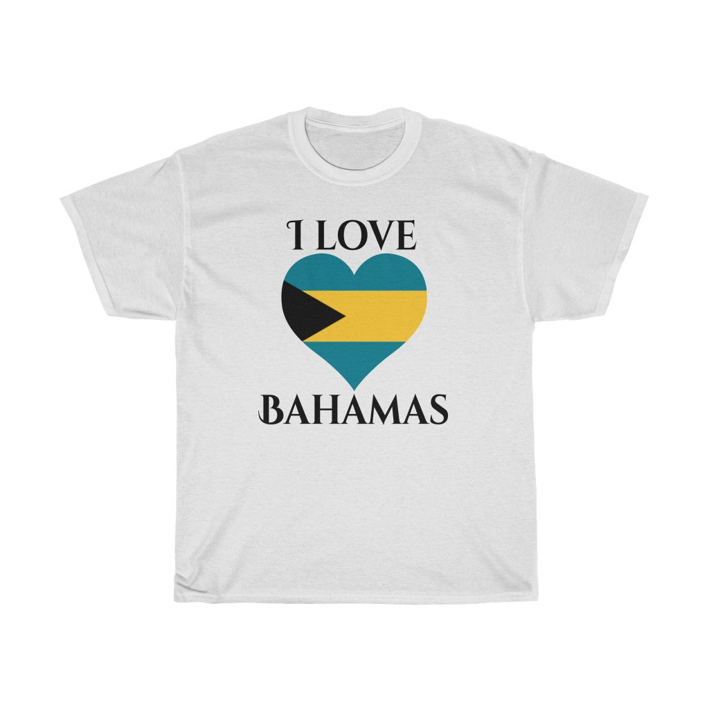 Bahamas Heart Flag Standard Tee 1 - Unisex