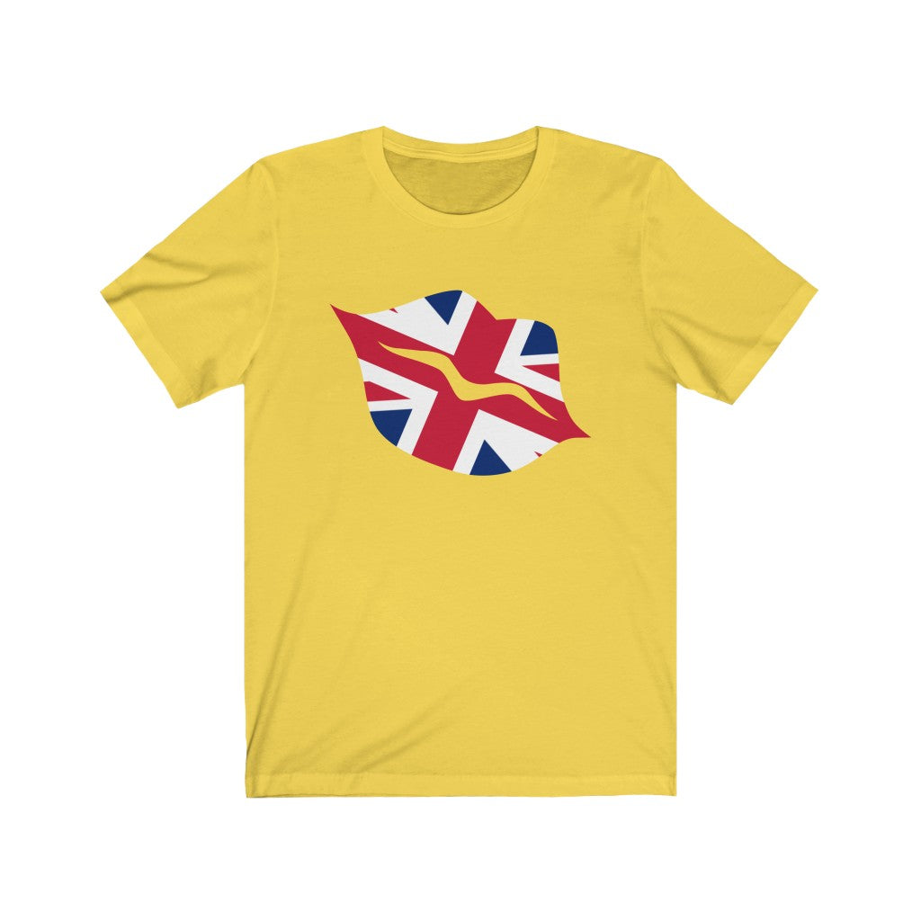 United Kingdom Lips Flag Premium Tee - Unisex