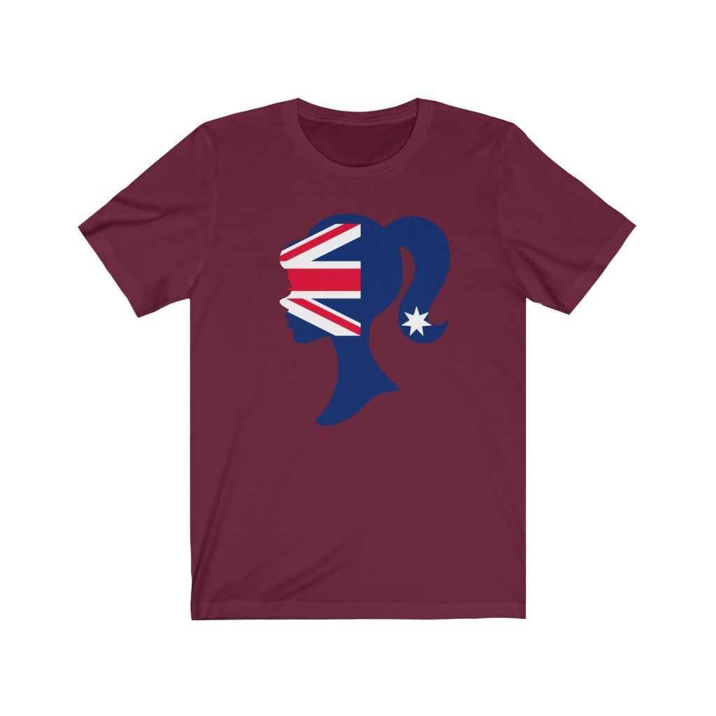 Australia Girl Flag Premium Tee - Unisex