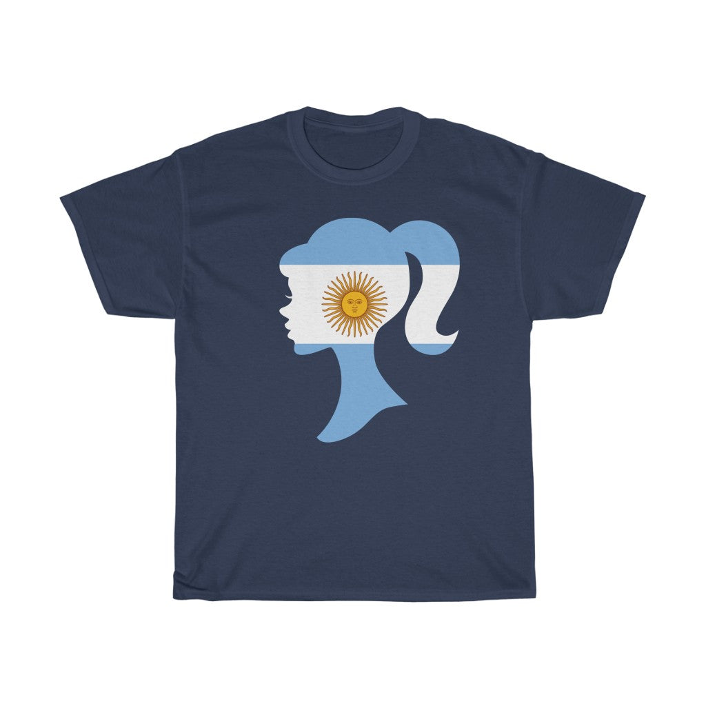 Argentina Girl Flag Standard Tee - Unisex