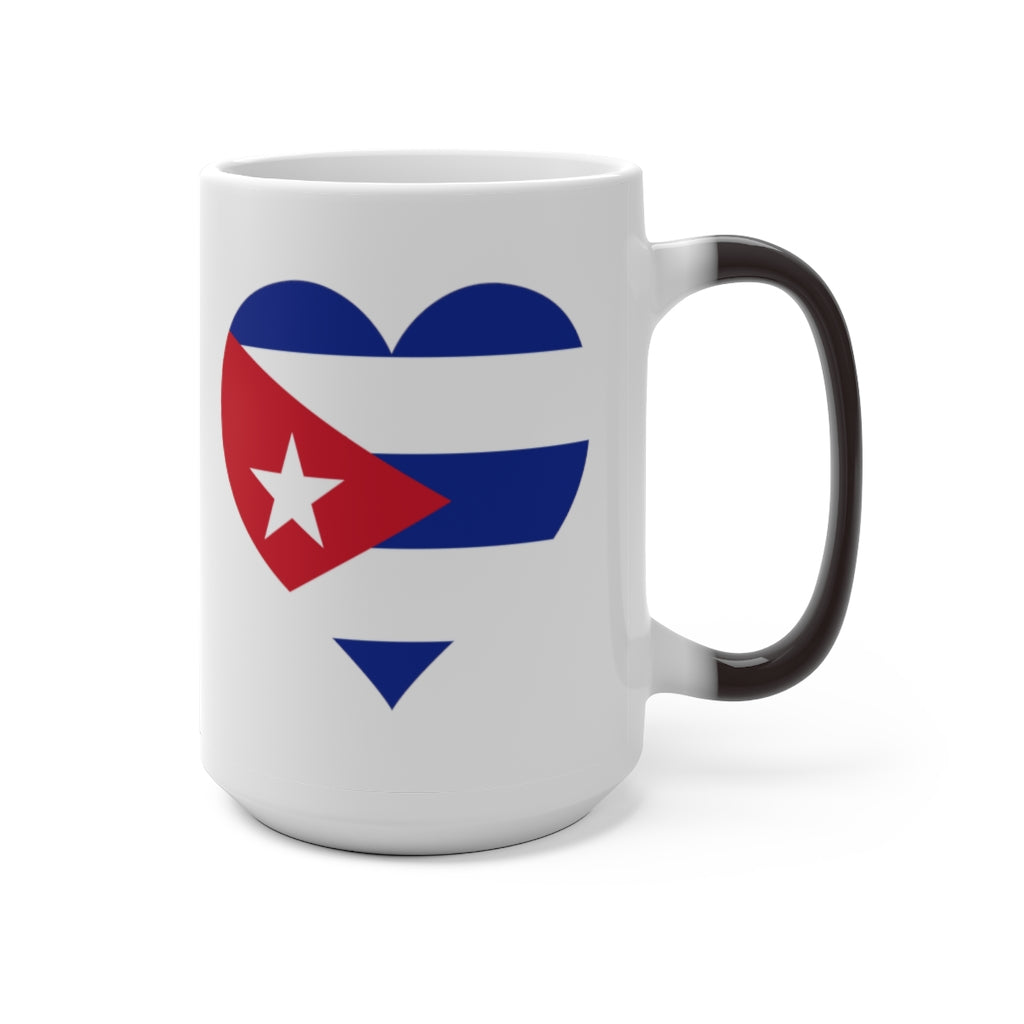 Cuba Heart Color Changing Mug