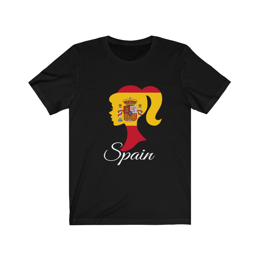 Spain Girl Flag Premium Tee 2 - Unisex