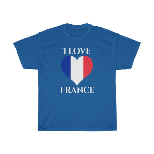 France Heart Flag Standard Tee 2 - Unisex