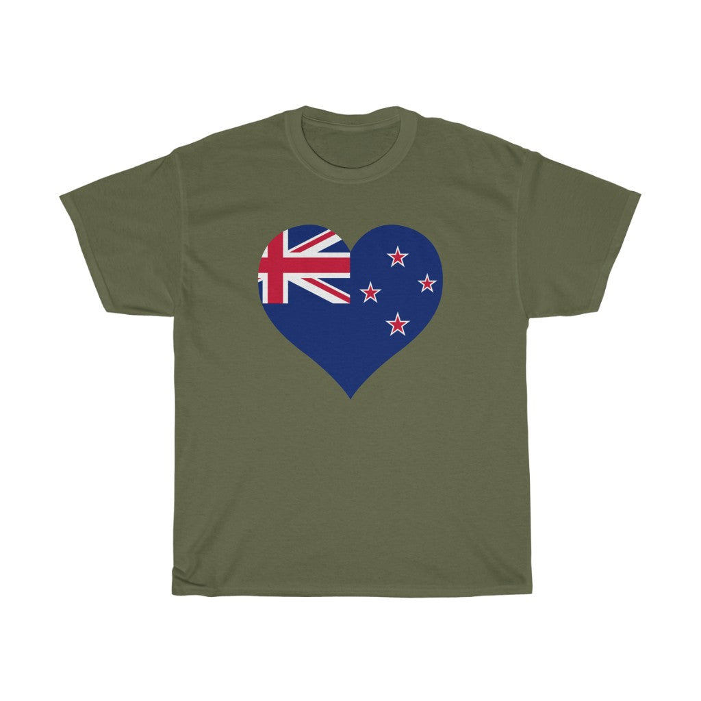 New Zealand Heart Flag Standard Tee - Unisex