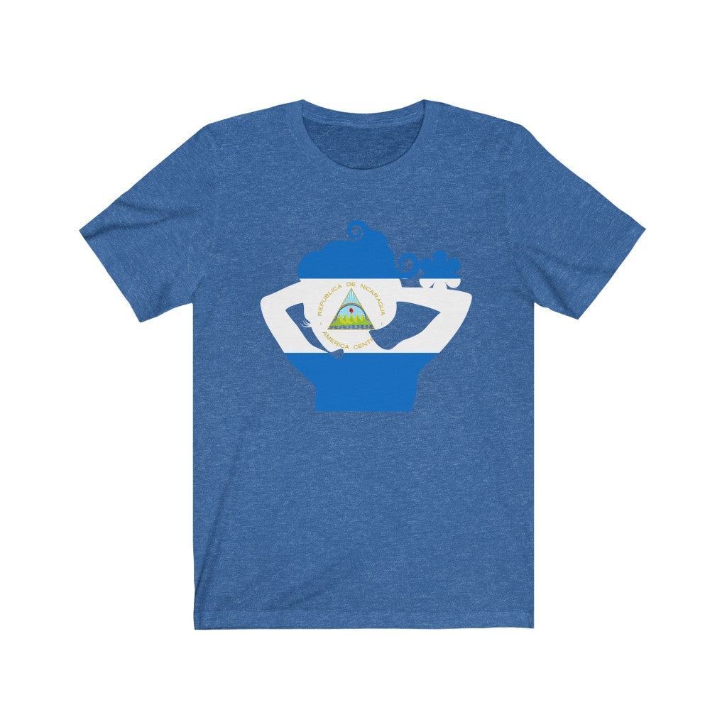 Nicaragua Lady Flag Premium Tee - Unisex