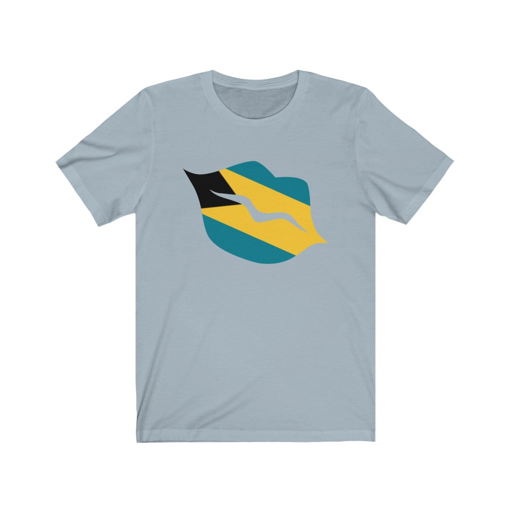 Bahamas Lips Flag Premium Tee - Unisex