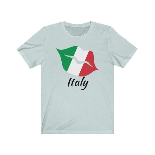 Italy Lips Flag Premium Tee 1 - Unisex