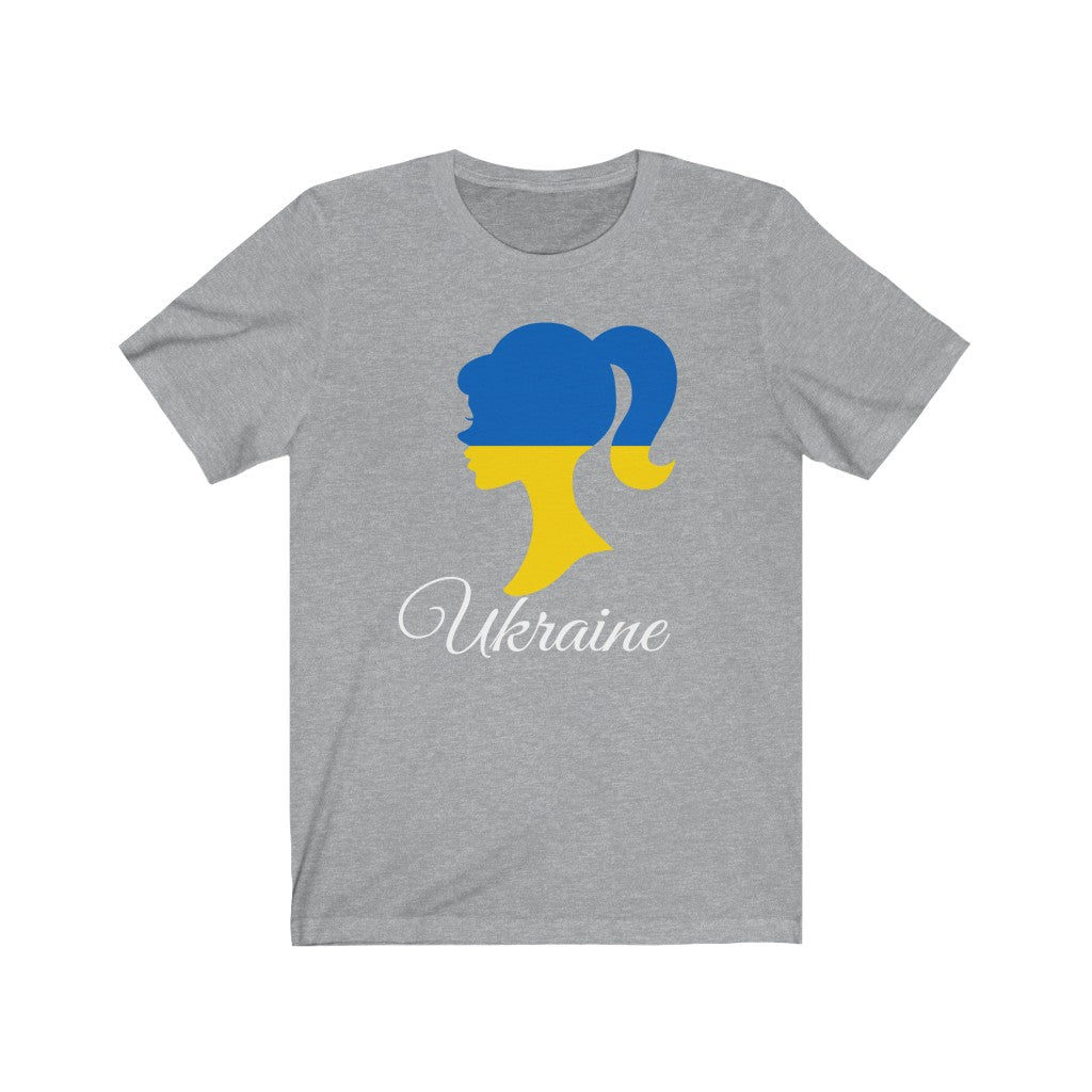 Ukraine Girl Flag Premium Tee 2 - Unisex
