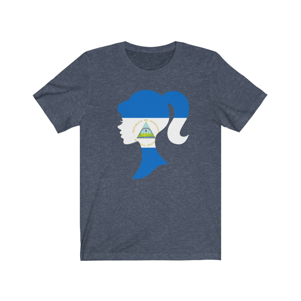 Nicaragua Girl Flag Premium Tee - Unisex