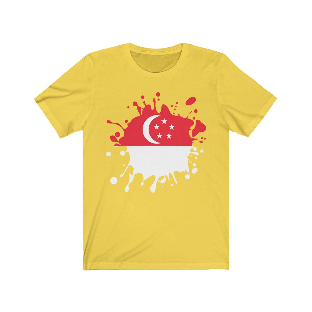Singapore Splat Flag Premium Tee - Unisex