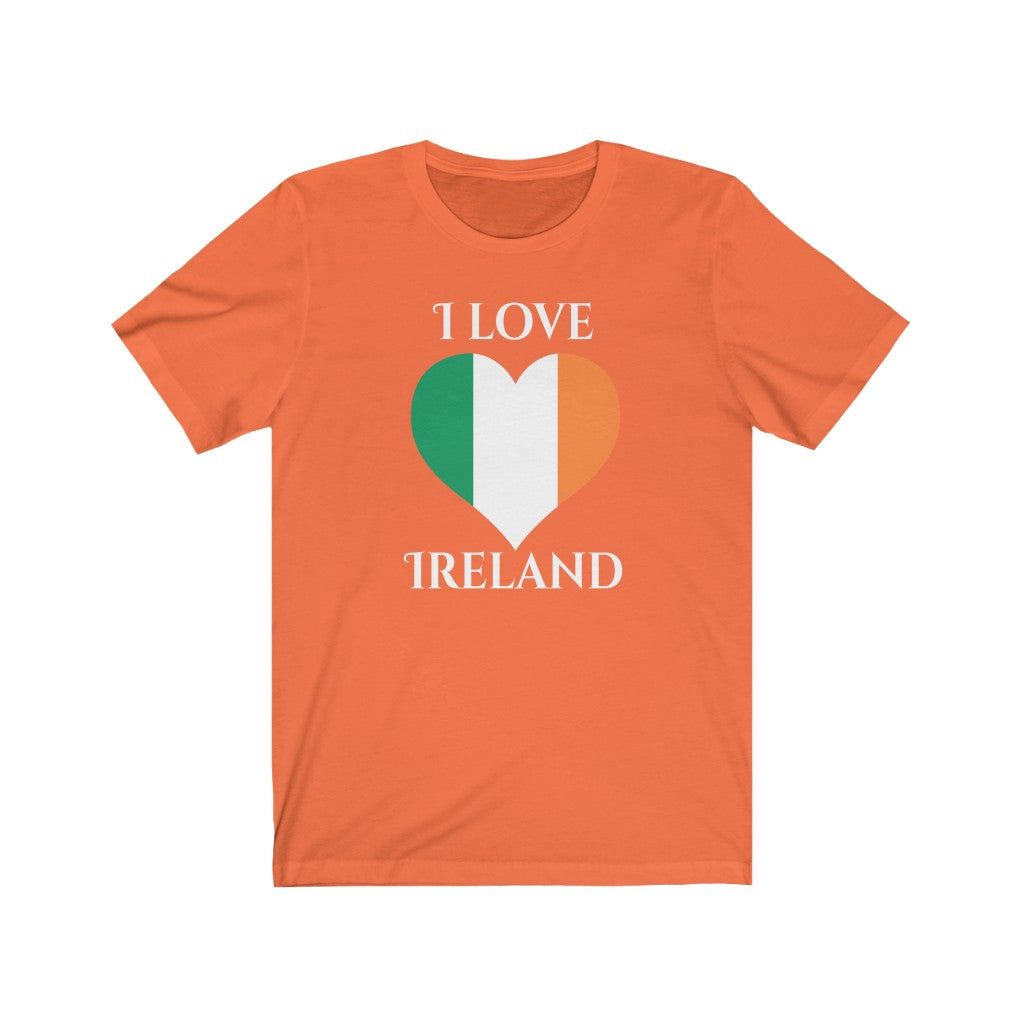Ireland Heart Flag Premium Tee 2 - Unisex