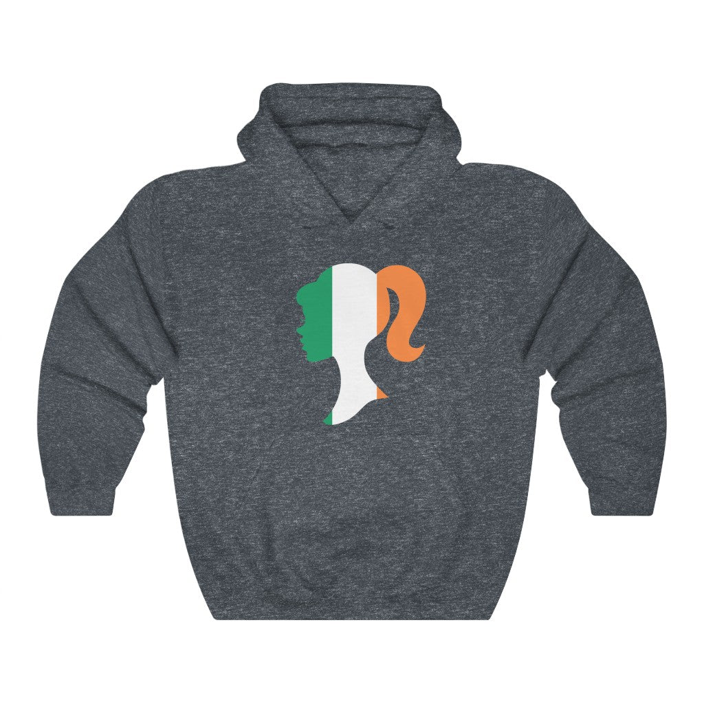 Ireland Girl Flag Hoodie Sweatshirt - Unisex