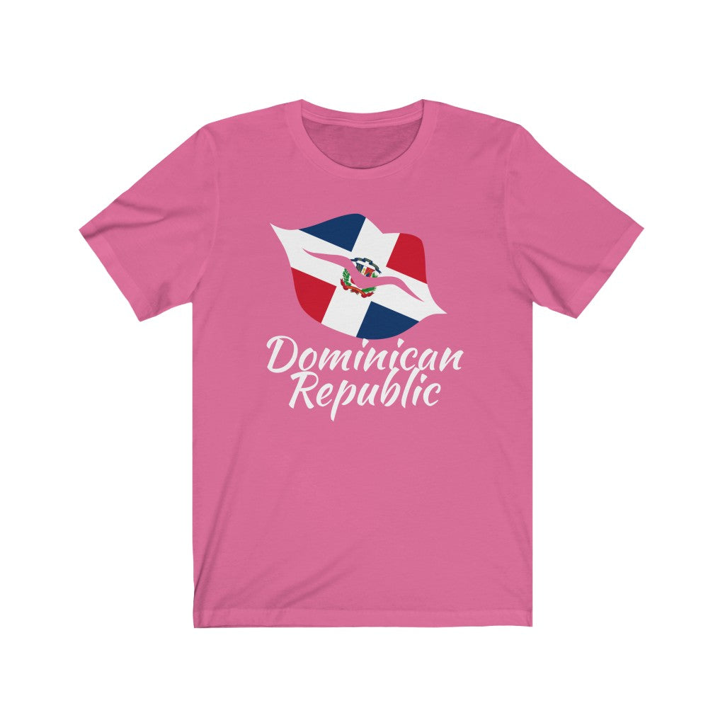 Dominican Republic Lips Flag Premium Tee 2 - Unisex