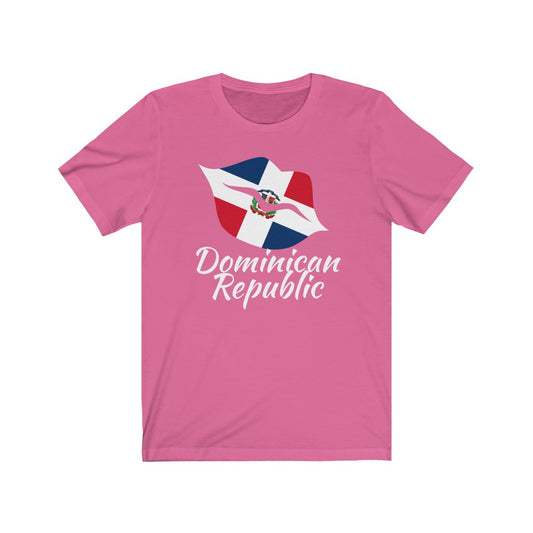 Dominican Republic Lips Flag Premium Tee 2 - Unisex