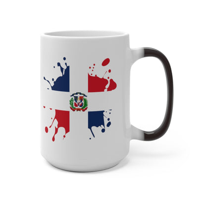 Dominican Republic Splat Color Changing Mug