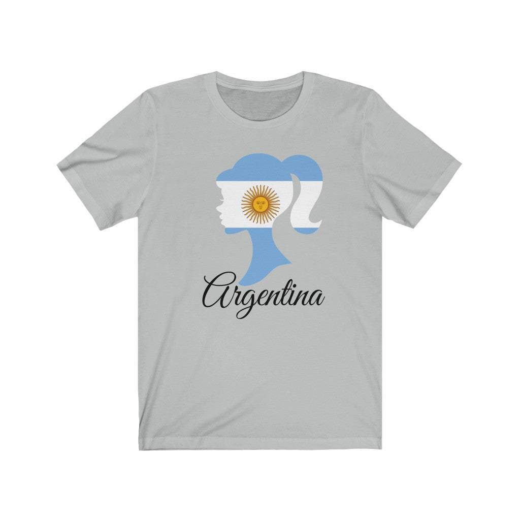 Argentina Girl Flag Premium Tee 1 - Unisex