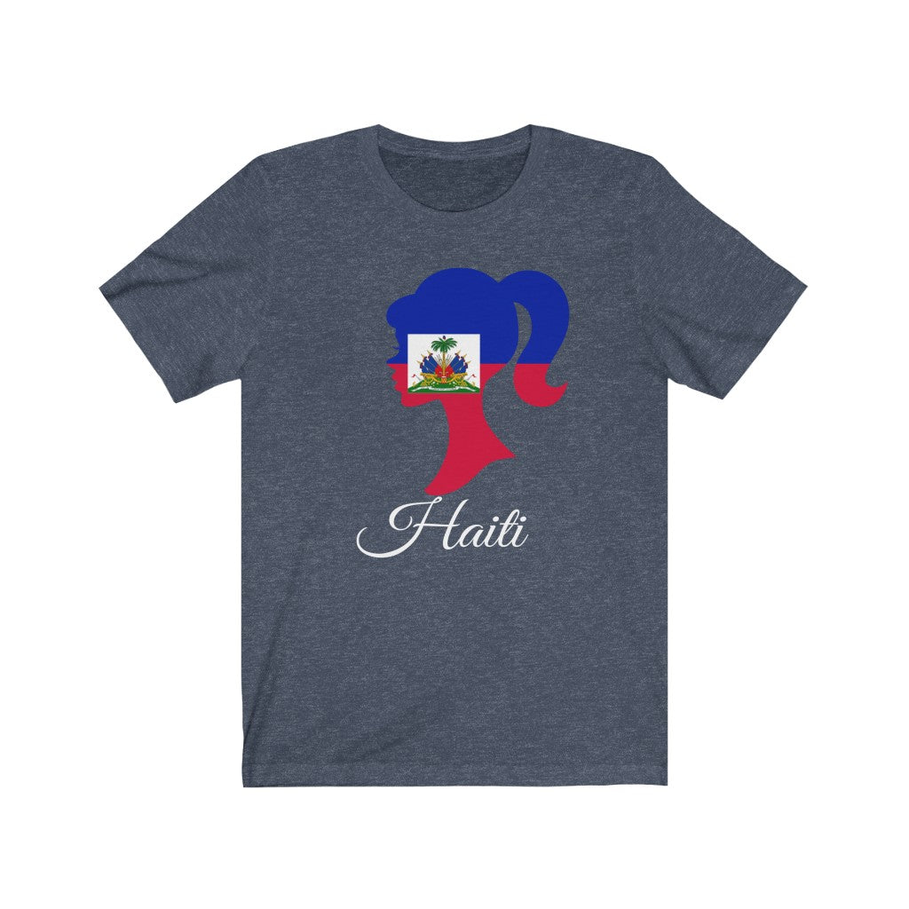 Haiti Girl Flag Premium Tee 2 - Unisex