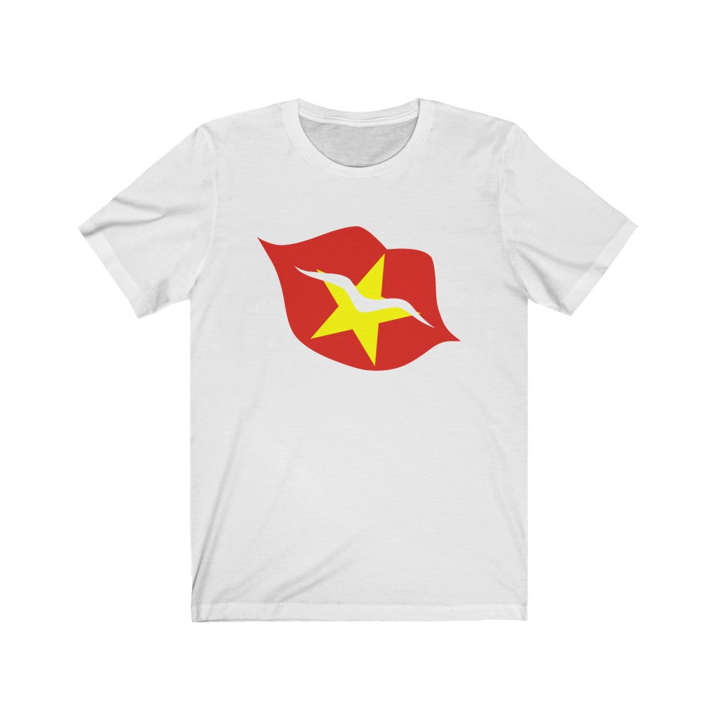Vietnam Lips Flag Premium Tee - Unisex