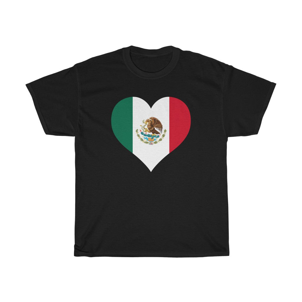 Mexico Heart Flag Standard Tee - Unisex