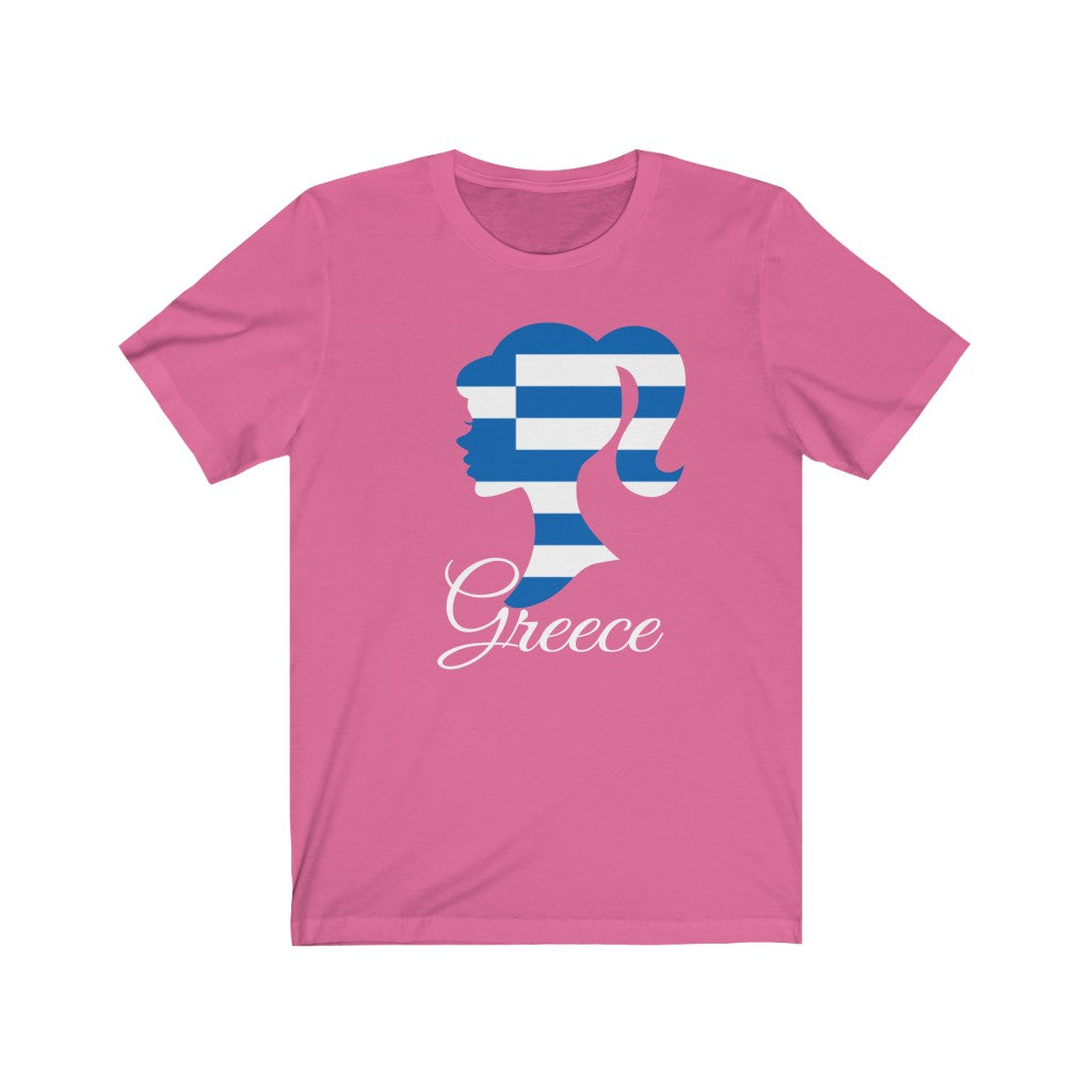 Greece Girl Flag Premium Tee 2 - Unisex