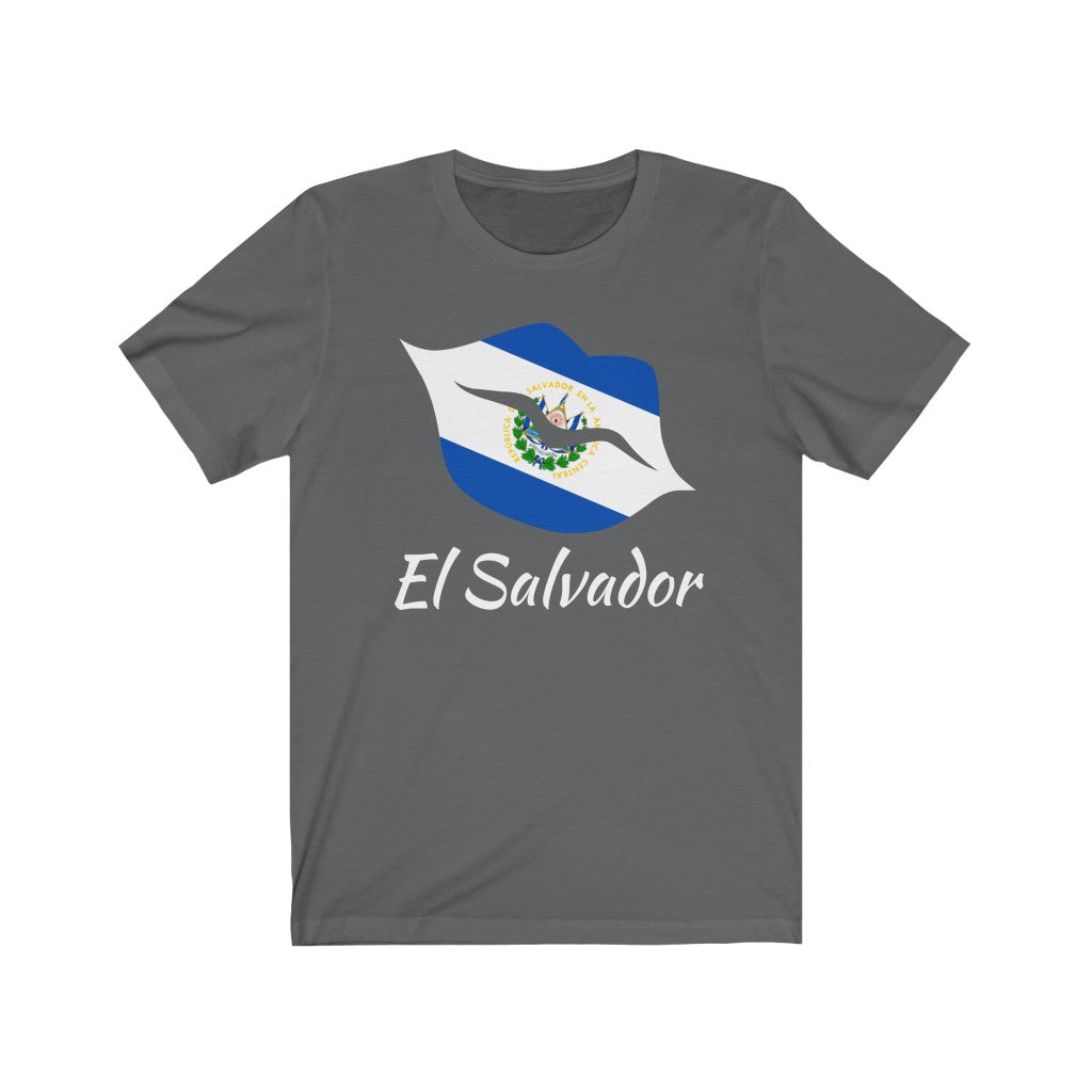 El Salvador Lips Flag Premium Tee 2 - Unisex
