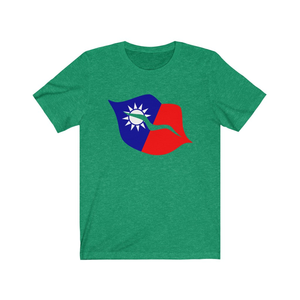 Republic of China - Taiwan Lips Flag Premium Tee - Unisex