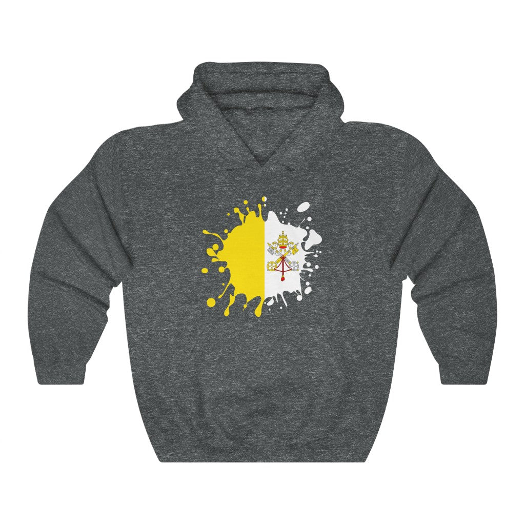 Holy See Splat Flag Hoodie Sweatshirt - Unisex