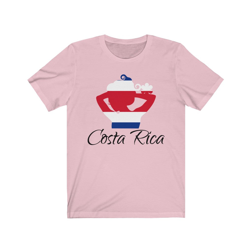 Costa Rica Lady Flag Premium Tee 1 - Unisex