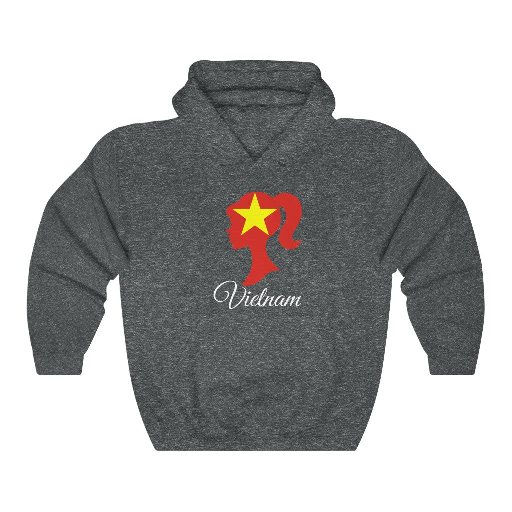 Vietnam Girl Flag Hoodie Sweatshirt 2 - Unisex