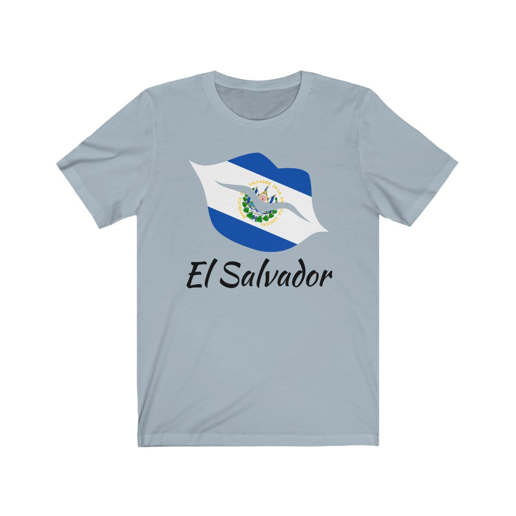 El Salvador Lips Flag Premium Tee 1 - Unisex