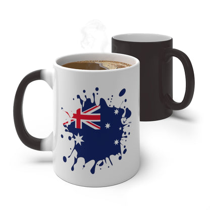 Australia Splat Color Changing Mug