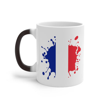 France Splat Color Changing Mug