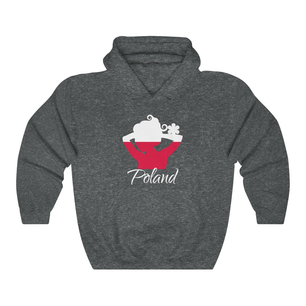 Poland Lady Flag Hoodie Sweatshirt 2 - Unisex