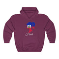 Haiti Girl Flag Hoodie Sweatshirt 2 - Unisex