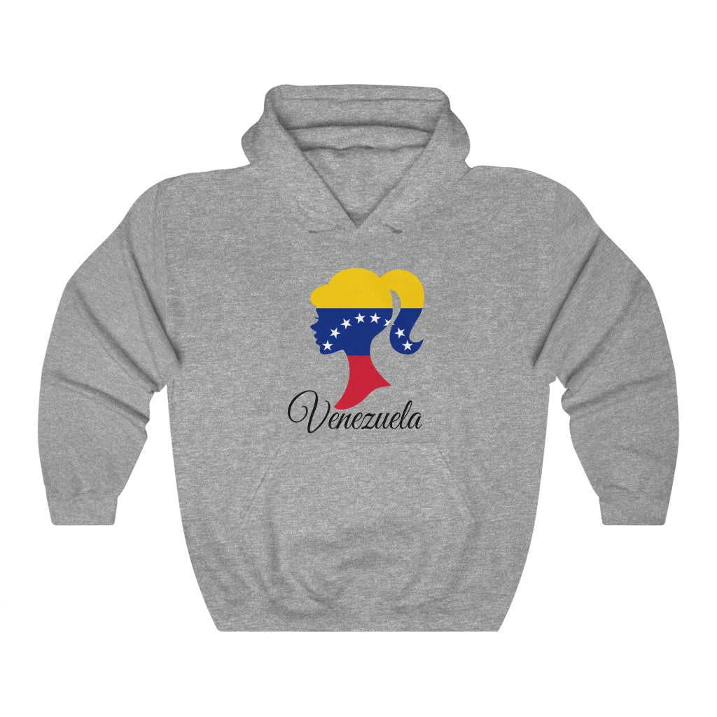 Venezuela Girl Flag Hoodie Sweatshirt 1 - Unisex