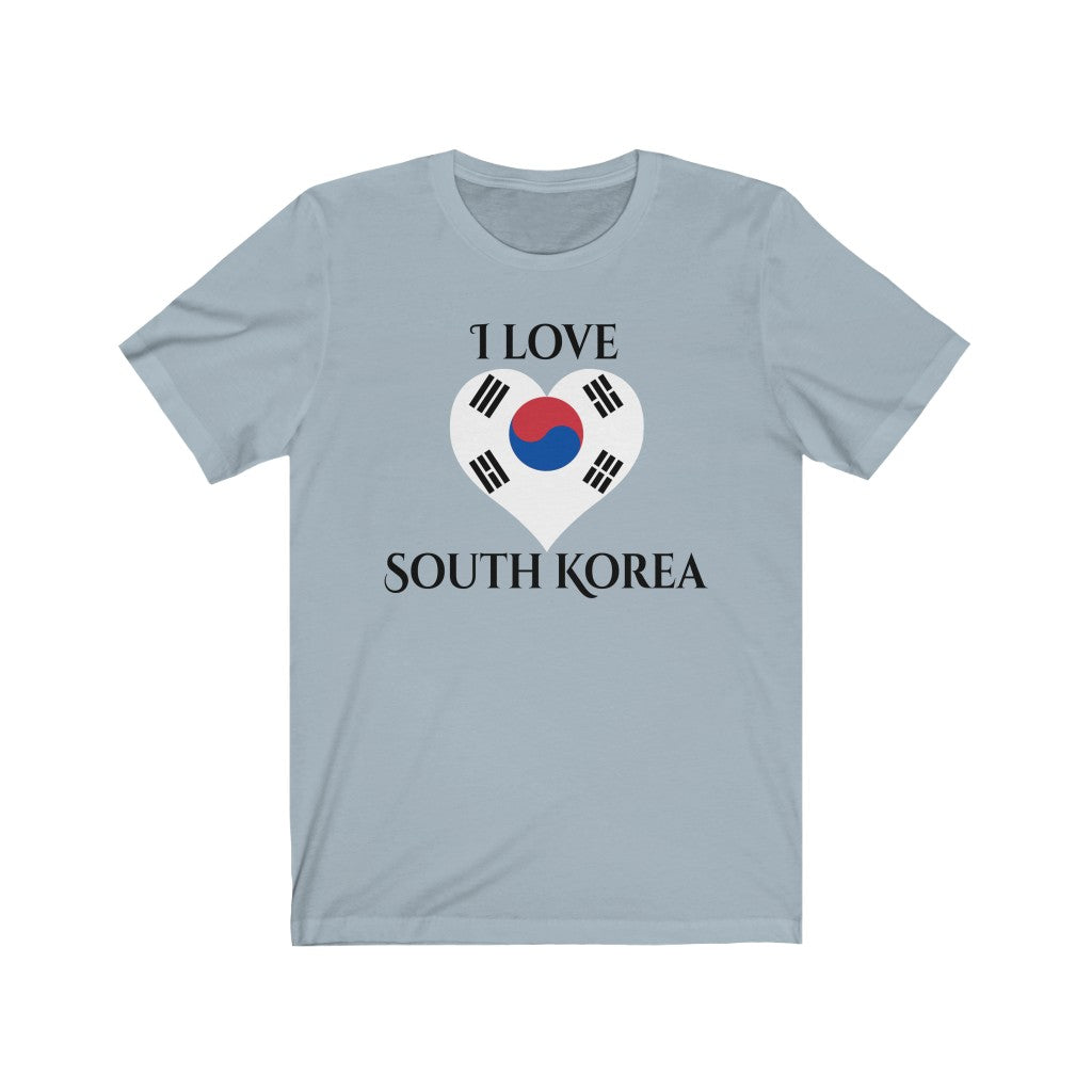 South Korea Heart Flag Premium Tee 1 - Unisex