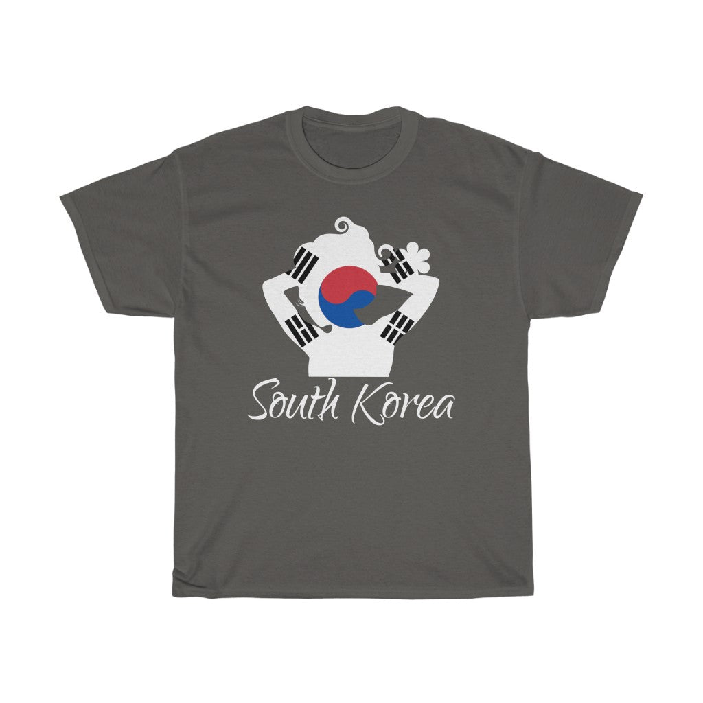 South Korea Lady Flag Standard Tee 2 - Unisex